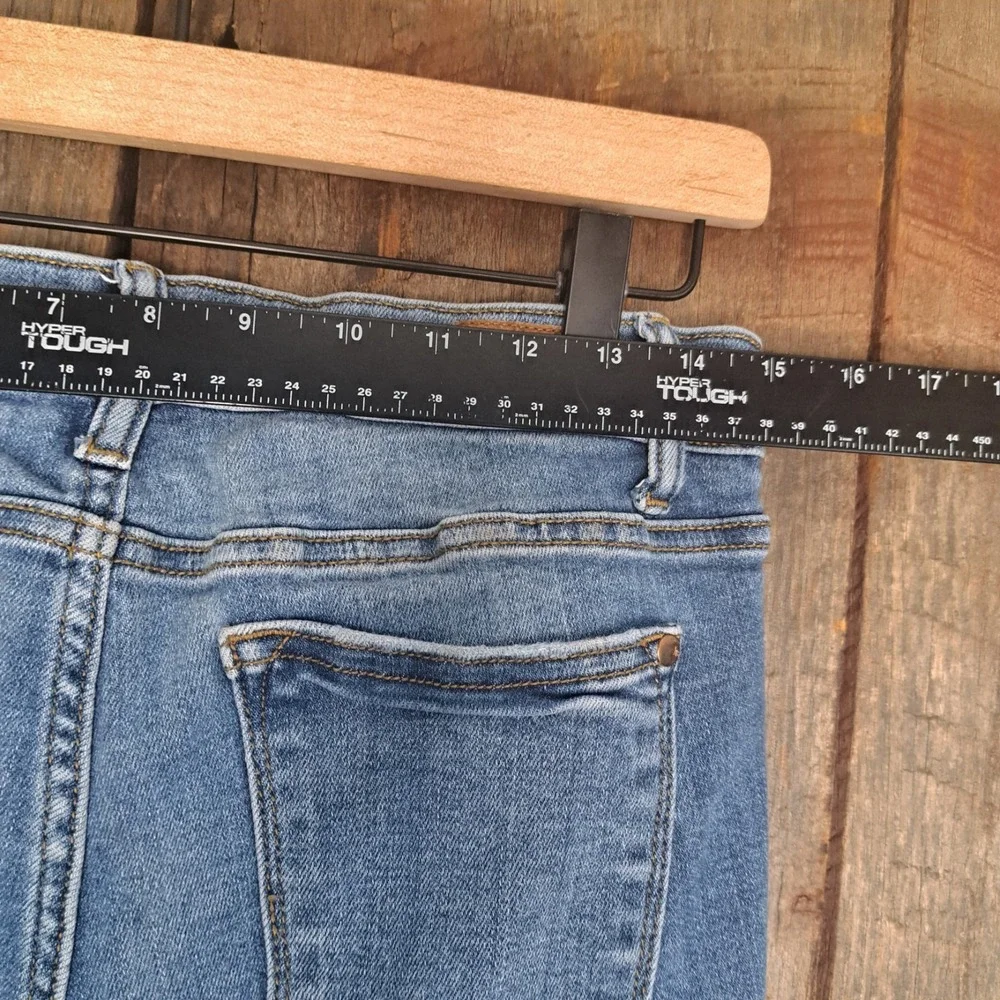 Western Americana Flare Boho Festival Judy Women's Blue Jeans Size 9/29 Boot Cut